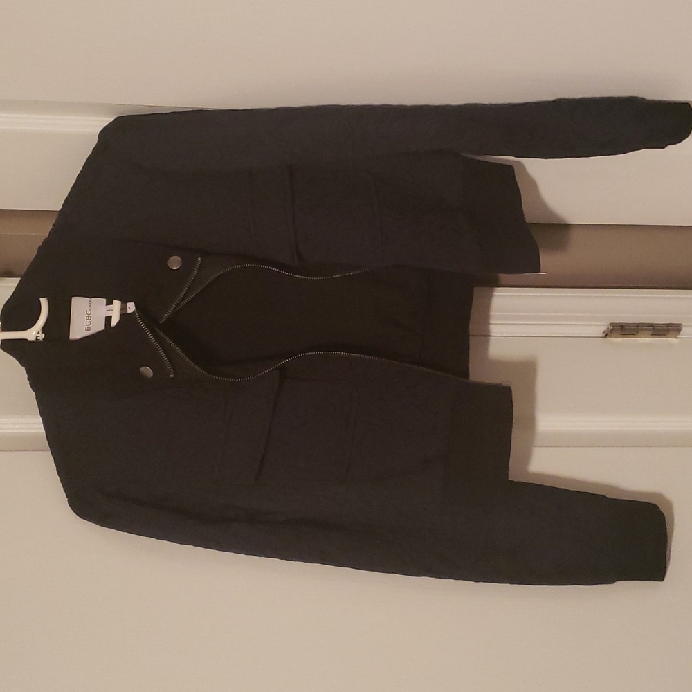 BCBGeneration Jacquard Bomber Jacket